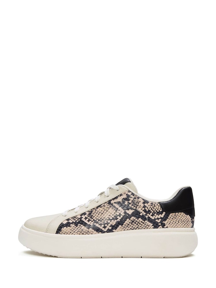 FitFlop Cream RTG Lace Up Sneaker Trainers - Image 1 of 4