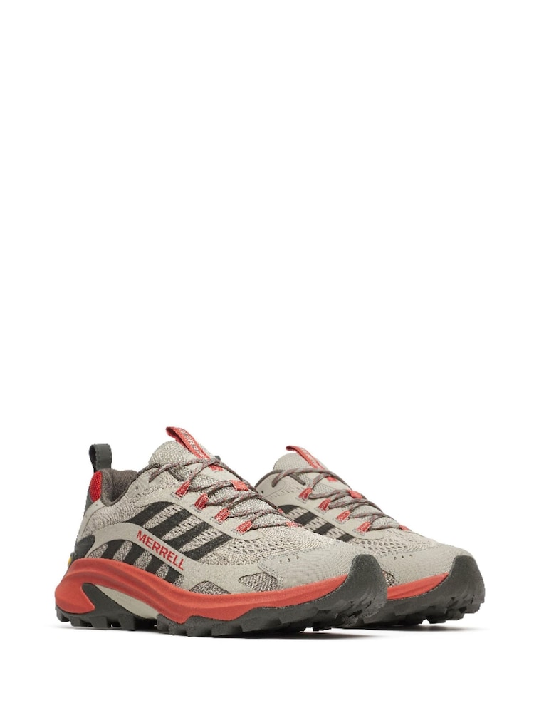 Merrell Grey Moab Speed 2 Walking Shoes - Image 2 of 4 Merrell Grey Moab Speed 2 Walking Shoes - Image 2 of 4