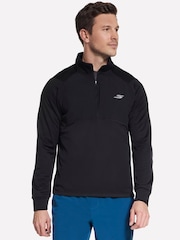 Skechers Black GODri All Day Thermal 1/2 Zip Jacket - Image 1 of 3