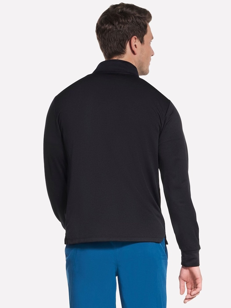 Skechers Black GODri All Day Thermal 1/2 Zip Jacket - Image 2 of 3