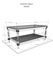 Shabby Chic by Rachel Ashwell® White Juni Coffee Table - Image 9 of 9