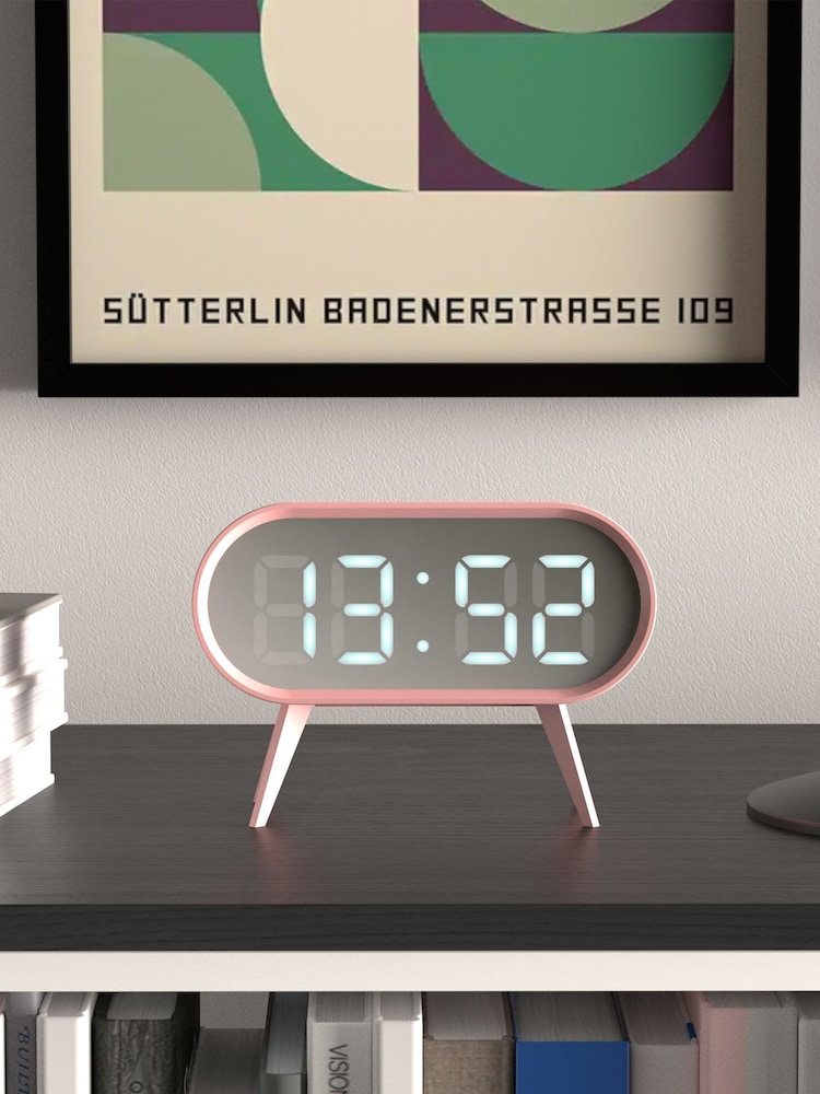 Space Hotel Pink A Futuristic Alarm Clock - Image 1 of 4