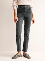 Boden Grey Velveteen Slim-Straight Jeans - Image 1 of 6