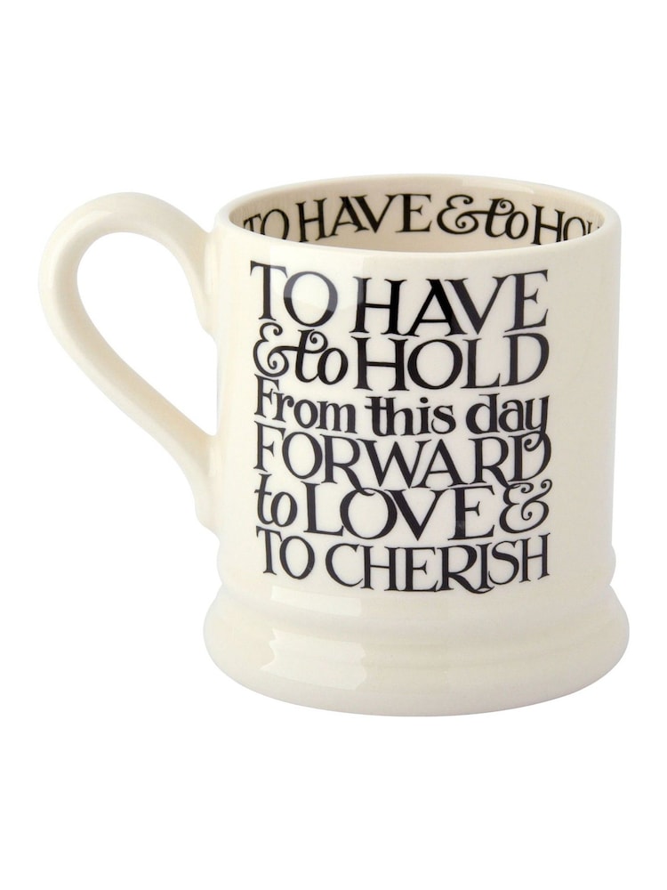 Emma Bridgewater Set of 2 Cream Black Toast Mr & Mrs 1/2 Pint Mugs Boxed - Image 5 of 5 Emma Bridgewater Set of 2 Cream Black Toast Mr & Mrs 1/2 Pint Mugs Boxed - Image 5 of 5