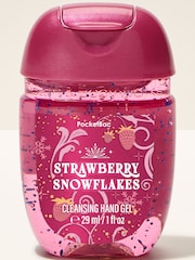 Bath & Body Works Strawberry Snowflakes Pocketbac Cleansing Hand Gel 29ml - Image 1 of 1