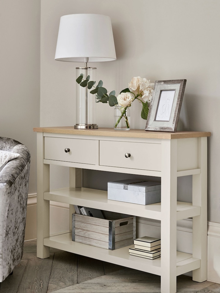 Cream Malvern Cream Large Console Table - Image 1 of 8