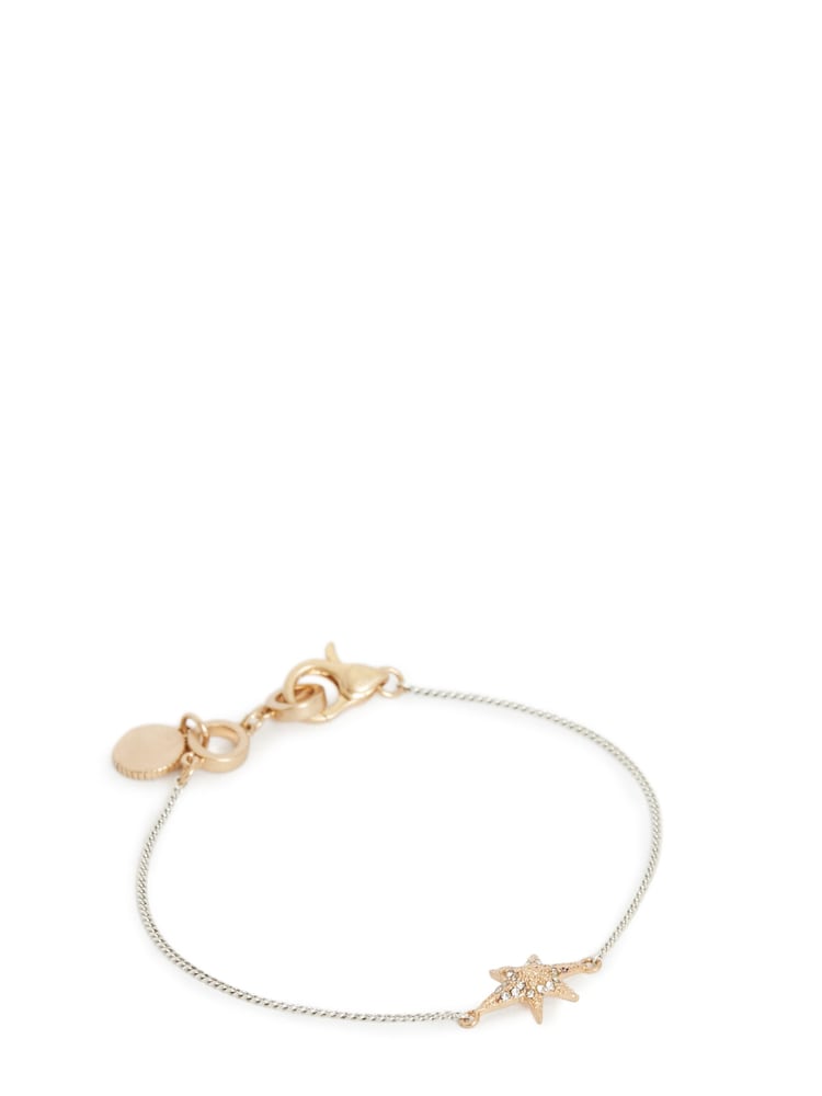 AllSaints Gold Tone Celestial Star Charm Bracelet - Image 1 of 3 AllSaints Gold Tone Celestial Star Charm Bracelet - Image 1 of 3