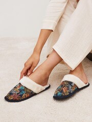 Jungle Print Mule Slipper - Image 1 of 8