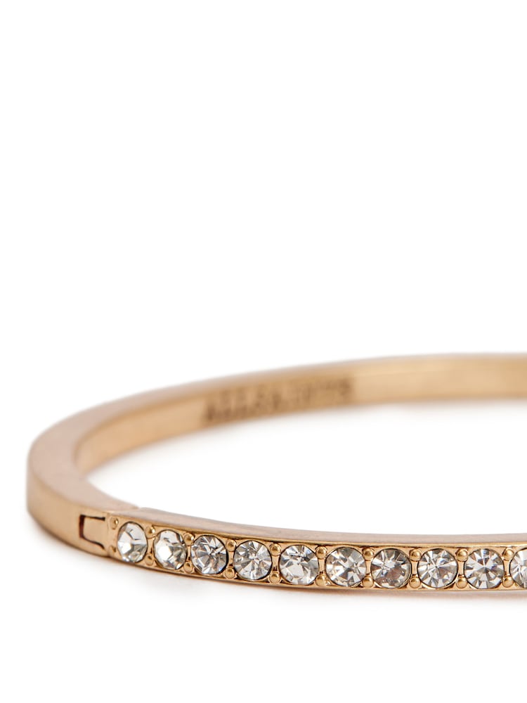 AllSaints Gold Tone Bangle Bracelet - Image 2 of 5 AllSaints Gold Tone Bangle Bracelet - Image 2 of 5