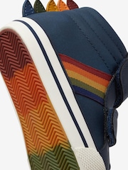 Marineblau, Stachel - Warm gefütterte Stiefel mit Klettverschluss - Bild 6 von 9
