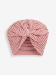 Rosa - Turbante de punto para niñas de JoJo Maman Bébé - Imagen 1 de 2