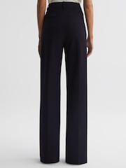 Reiss Navy Joanne Wide Leg Trousers - Image 5 of 5