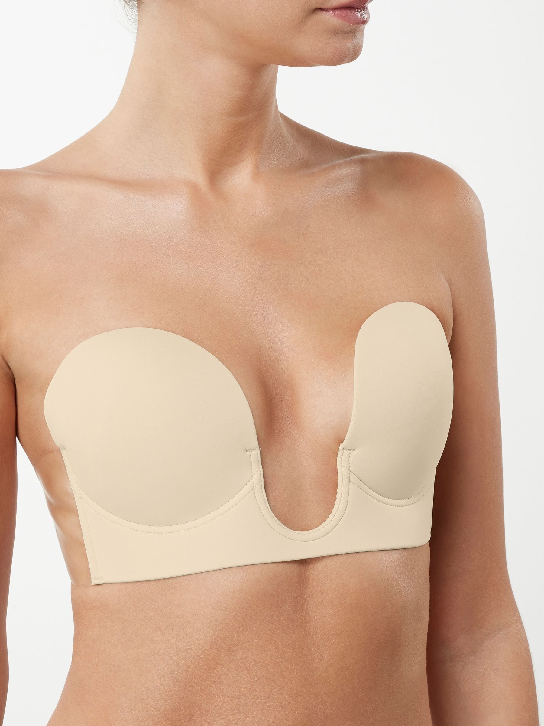 Buy Pastel Rose Nude U Plunge Stick On Bra from the Next UK online shop
