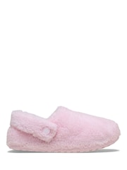 Crocs Pink Classic Cozzzy Slippers - Image 1 of 5