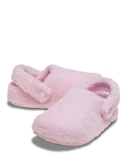 Crocs Pink Classic Cozzzy Slippers - Image 4 of 5