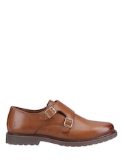 Hush Puppies Brown Verity Monk Shoes - Image 1 of 4