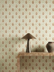 Harlequin Seaglass Zamora Paisley 10M Wallpaper - Image 1 of 2