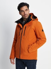 Tog 24 Orange Denton Waterproof 3 in 1 Hooded Jacket - Image 1 of 10