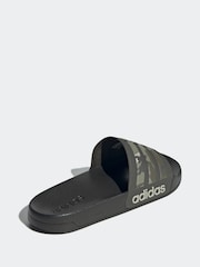 adidas Green Sportswear Adilette Shower Slides - Image 4 of 8