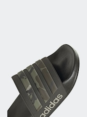 adidas Green Sportswear Adilette Shower Slides - Image 7 of 8