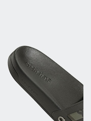 adidas Green Sportswear Adilette Shower Slides - Image 8 of 8
