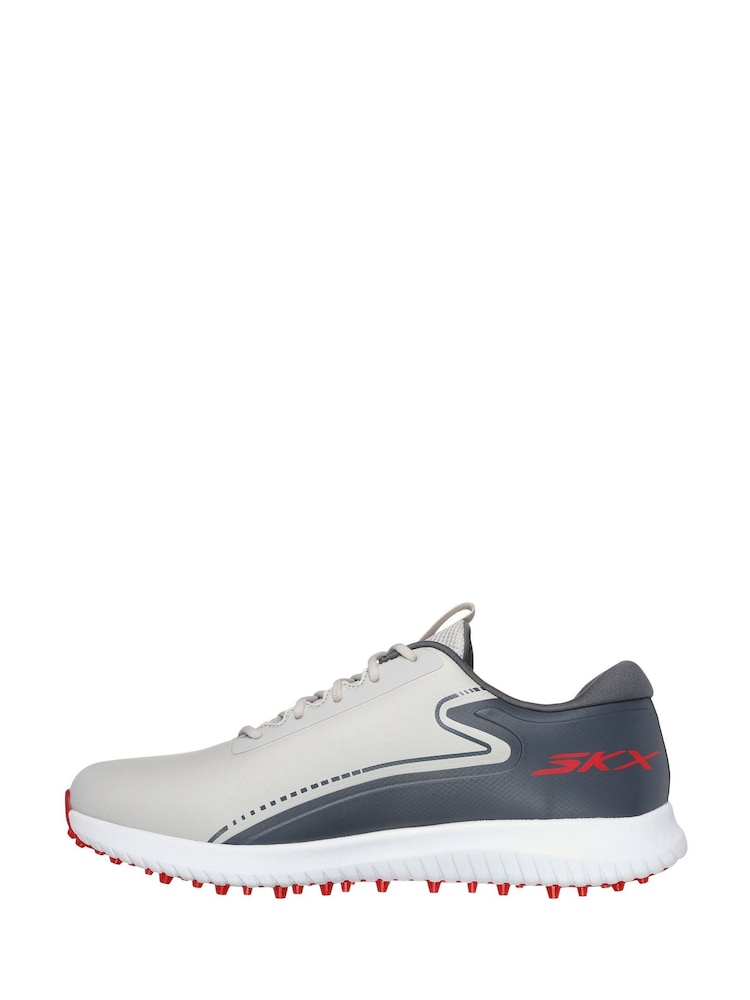 Skechers Grey Go Max 3 Golf Trainers - Image 2 of 5
