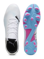 Puma White Future 7 Play Football Boots - Image 4 of 6