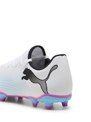 Puma White Future 7 Play Football Boots - Image 5 of 6