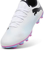 Puma White Future 7 Play Football Boots - Image 6 of 6