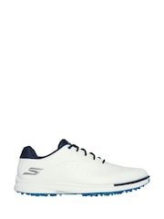 Skechers White Mens Go Golf Tempo Grip Flex Shoes - Image 1 of 5