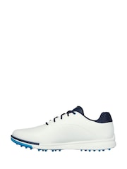 Skechers White Mens Go Golf Tempo Grip Flex Shoes - Image 2 of 5