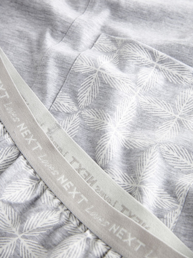 Grey Geo Cotton Pyjamas - Image 7 of 7 Grey Geo Cotton Pyjamas - Image 7 of 7