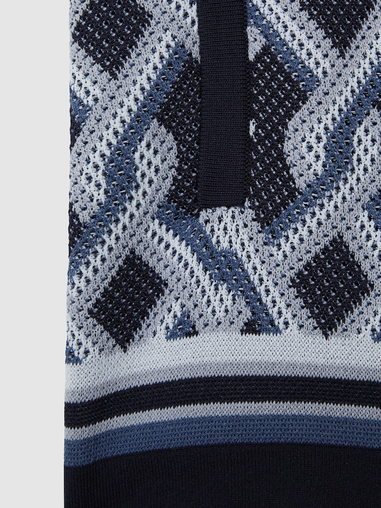 Reiss Jack Gestrickte Shorts mit elastischem Taillenbund - Bild 6 von 6