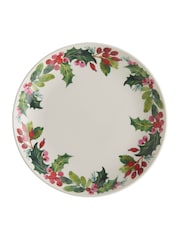 Portmeirion Set of 4 Multi Botanic Garden Christmas Holly Border Side Plates - Image 3 of 3