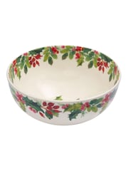 Portmeirion Multi Botanic Garden Christmas Holly Salad Bowl - Image 3 of 3