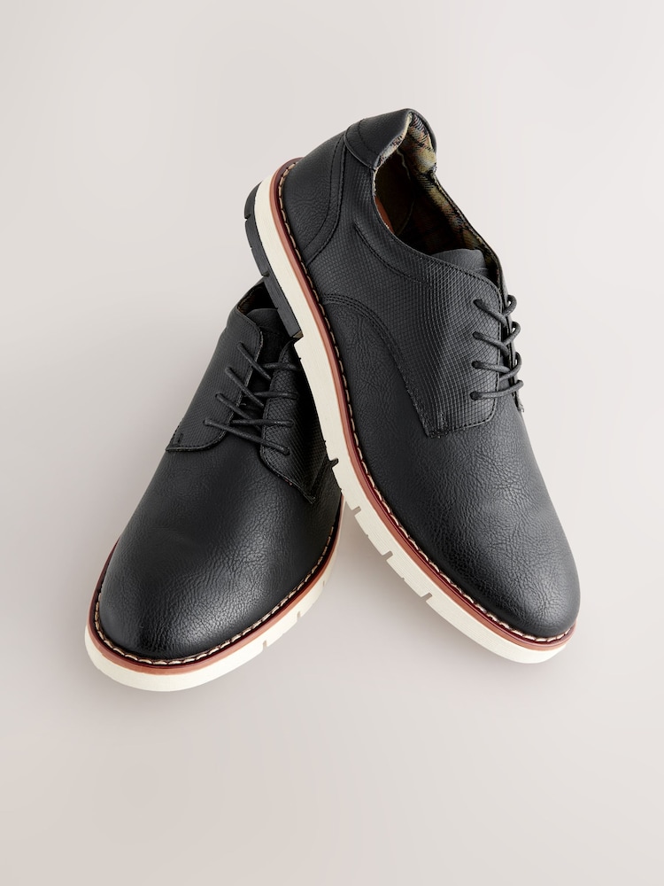 Black Sports Wedges Shoes - Image 3 of 7