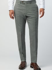 Antique Rogue Light Grey Regular Fit Blake Texture Trousers - Image 1 of 2