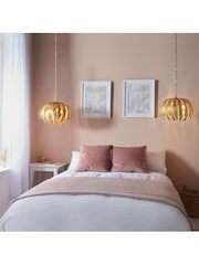 Gallery Home Gold Daphnie Ceiling Light Pendant - Image 7 of 8