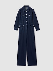 Reiss Frankie Denim-Overall in Relaxed Fit - Bild 2 von 6