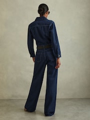 Reiss Frankie Denim-Overall in Relaxed Fit - Bild 4 von 6