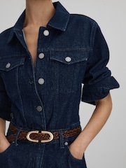 Reiss Frankie Denim-Overall in Relaxed Fit - Bild 6 von 6