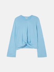 Jigsaw Knotted Front Long Sleeve Top - Image 5 of 5