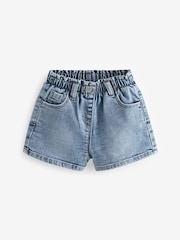 Srednje spran denim - Kratke hlače MOM (3 mesecev-7 let) - Slika 3 iz 5