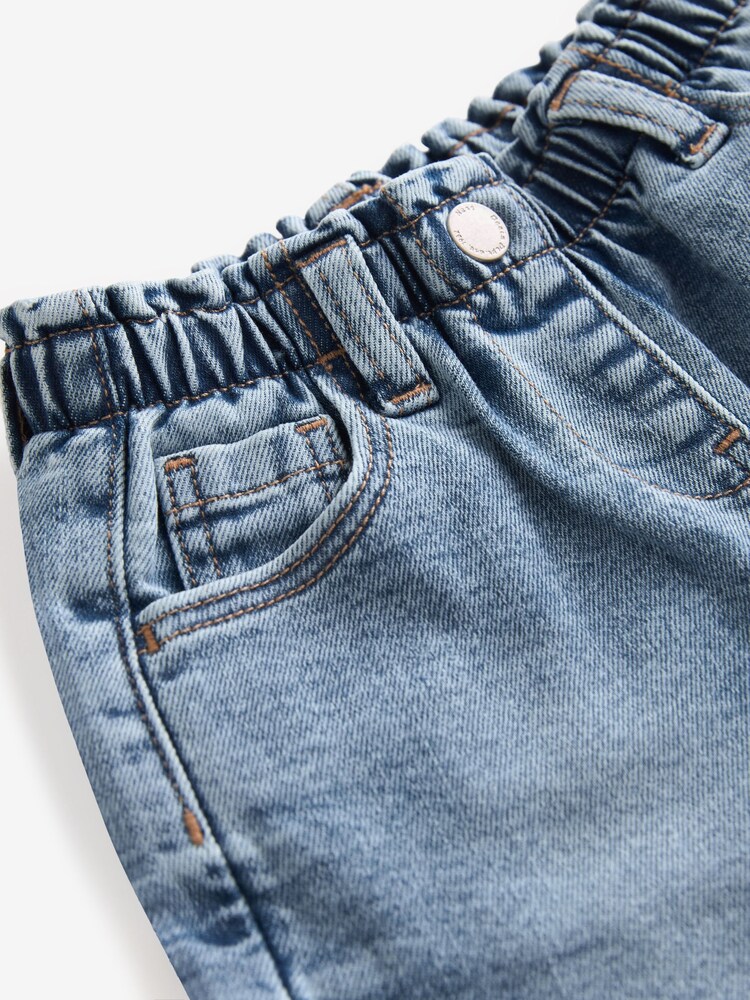 Srednje spran denim - Kratke hlače MOM (3 mesecev-7 let) - Slika 5 iz 5