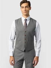 Antique Rogue Grey Blake Grey Texture Waistcoat - Image 1 of 2