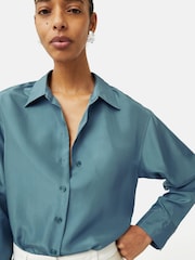 Jigsaw Silk Habotai Relaxed Shirt - Image 5 of 6