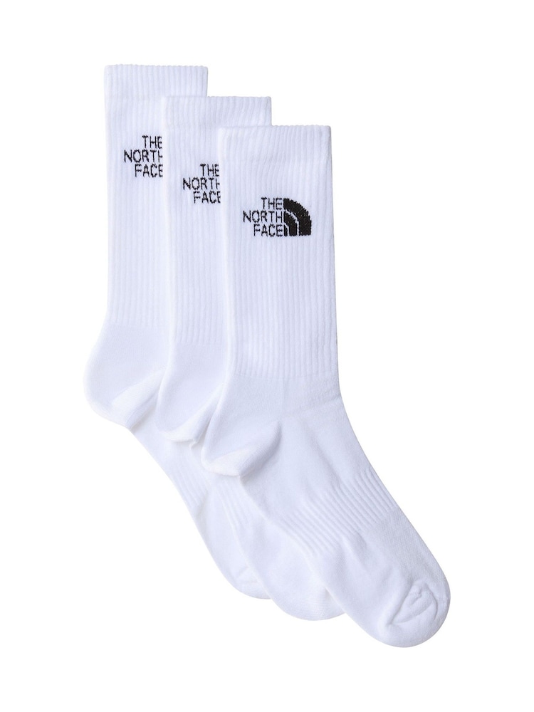 The North Face White Multi Socks 3 Pack - Image 1 of 4