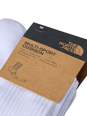 The North Face White Multi Socks 3 Pack - Image 4 of 4
