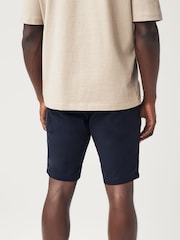 Navy Blue Skinny Fit Stretch Chinos Shorts - Image 2 of 4