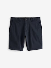 Navy Blue Skinny Fit Stretch Chinos Shorts - Image 4 of 4